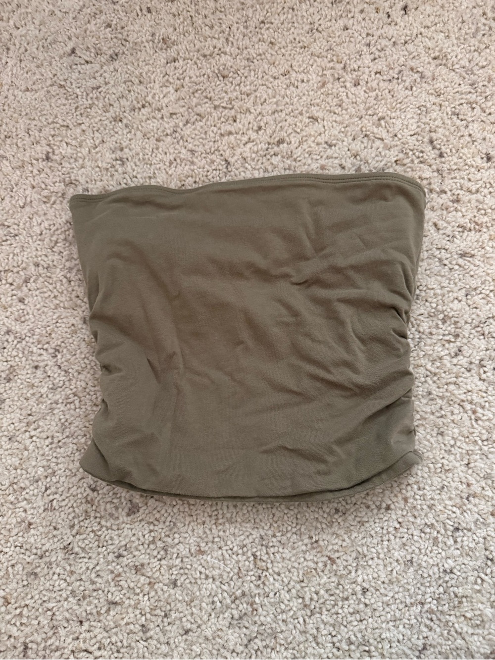 Old Navy Olive Tube Top - Solid Olive Green